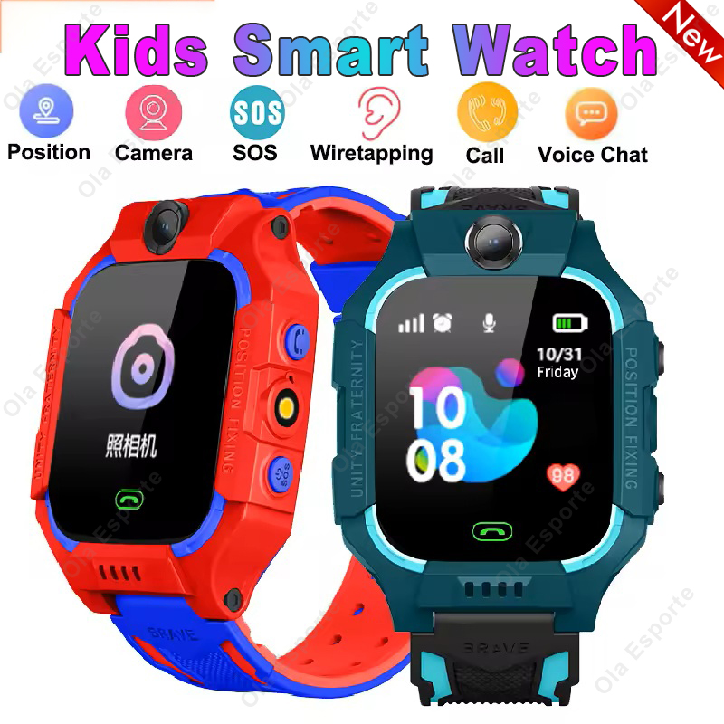 Smartwatch Watches Birthday Gift For Boys - Relógio inteligente crianças 2g cartão sim