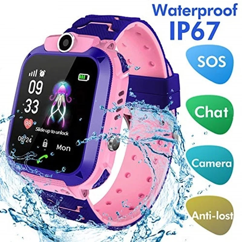 Smartwatch Watches For Kid Girl - 2g crianças relógio inteligente chamada sos