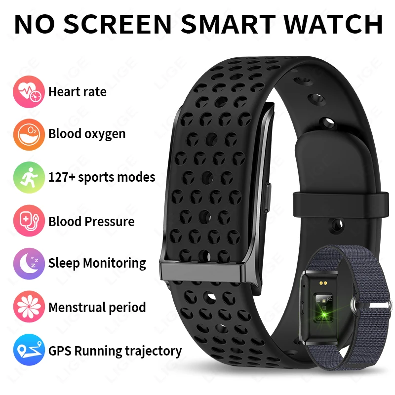 Smartwatch Latest Watches For Men - Lige sem tela relógio inteligente saúde