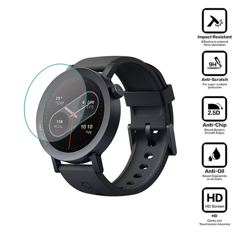 Smartwatch Nothing Watches - Smartwatch vidro temperado duro claro película