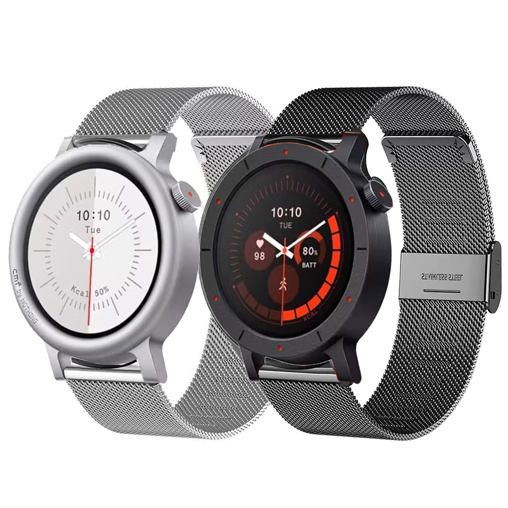 Smartwatch Nothing Watches - Pulseira de relógio de malha para