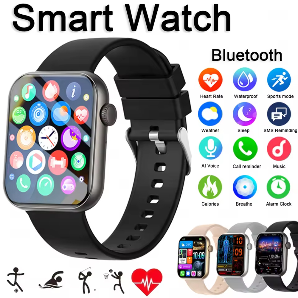Watch Iwo - Relógio Inteligente Masculino Original, Monitor de