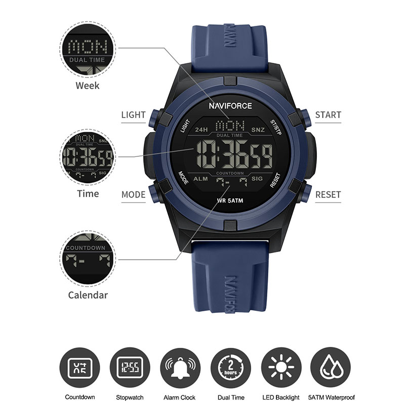 Relógio Masculino NAVIFORCE 20 - Watch Display Pillow avaliação e preço