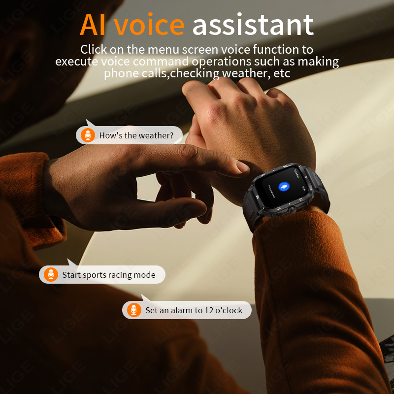 2.01 tela relógio inteligente  - Smartwatch Latest Watches For Men avaliação e preço