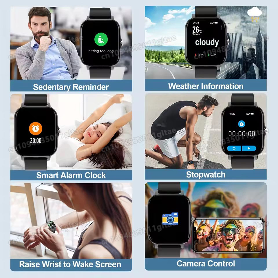 Relógio inteligente esportivo  - Smartwatch Latest Watches For Men avaliação e preço