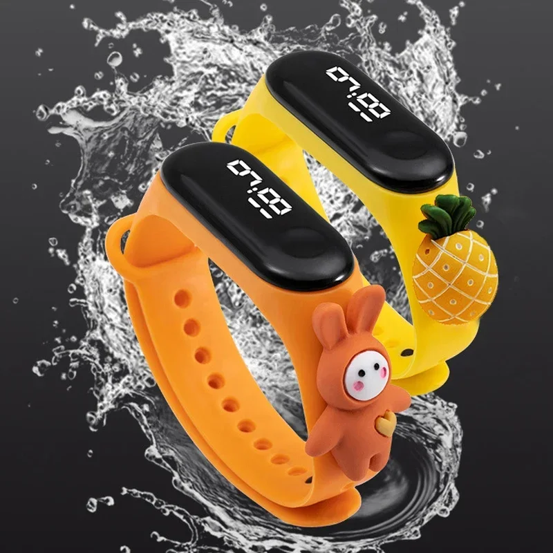 Crianças à prova dwaterproof á - Smartwatch Watches For Kid Girl avaliação e preço