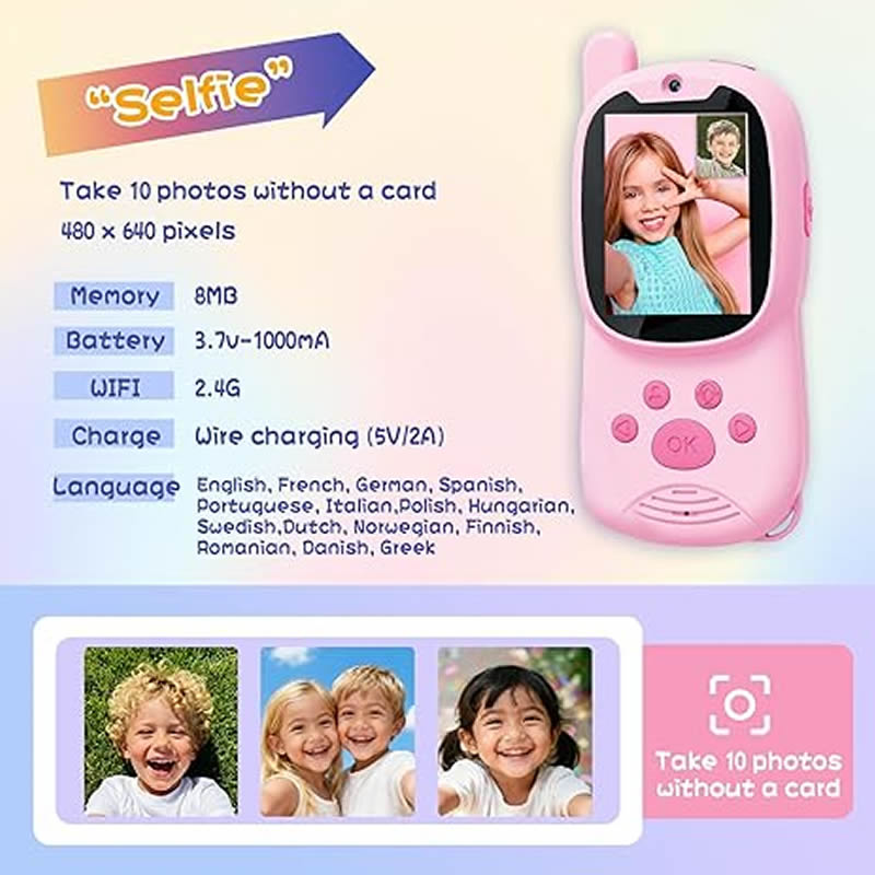 Walkie Talkies Fofos 2 em 1 Re - Smartwatch Watches For Kid Girl avaliação e preço