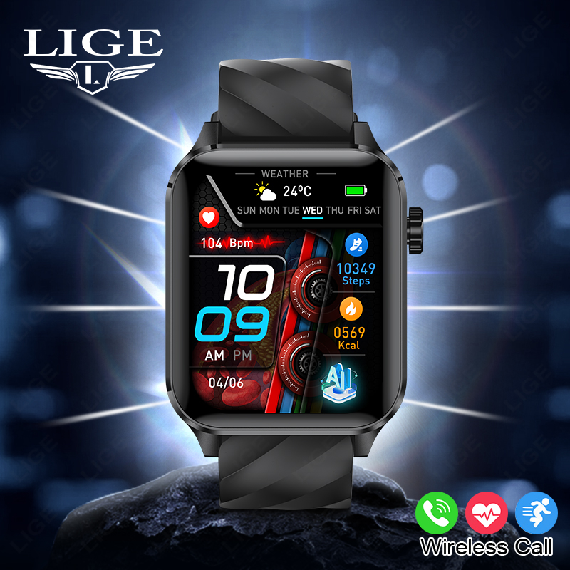 LIGE Novo Relógio Inteligente  - Smartwatch Iphone Watches For Women avaliação e preço