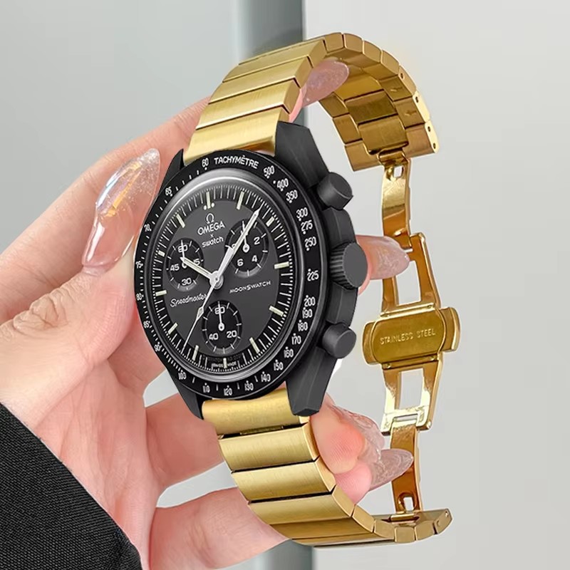 Pulseira de relógio de aço ino - Omega Watches Smartwatch avaliação e preço