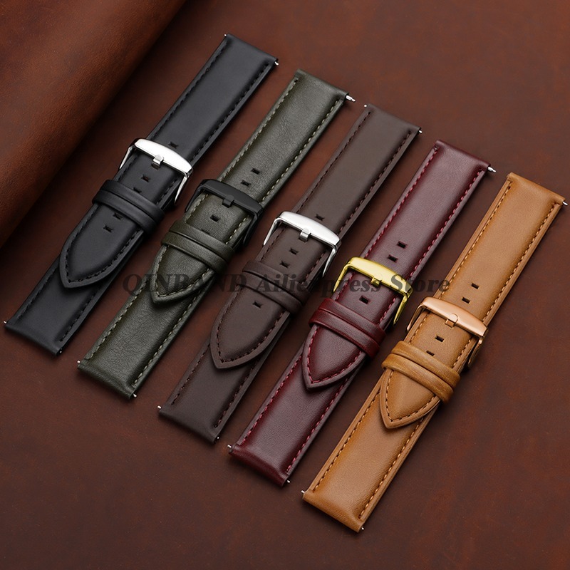 Pulseira de Couro de Vaca com  - Omega Watches Smartwatch avaliação e preço