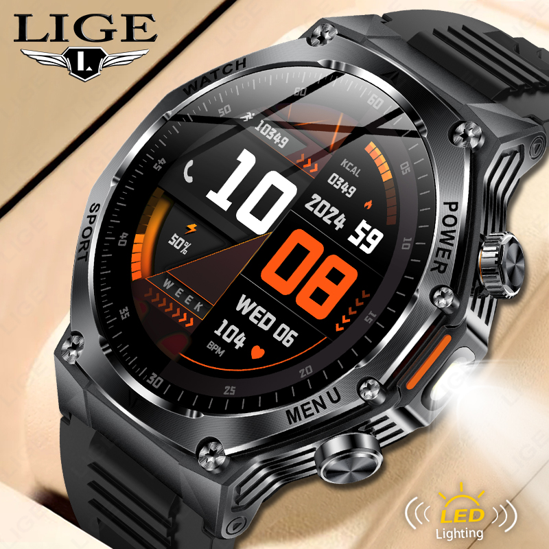 Lige novos homens 800mah ultra - Smartwatch Latest Watches For Men avaliação e preço