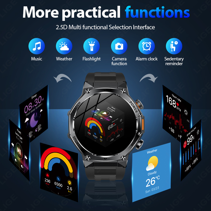 Lige novos homens 800mah ultra - Smartwatch Latest Watches For Men avaliação e preço