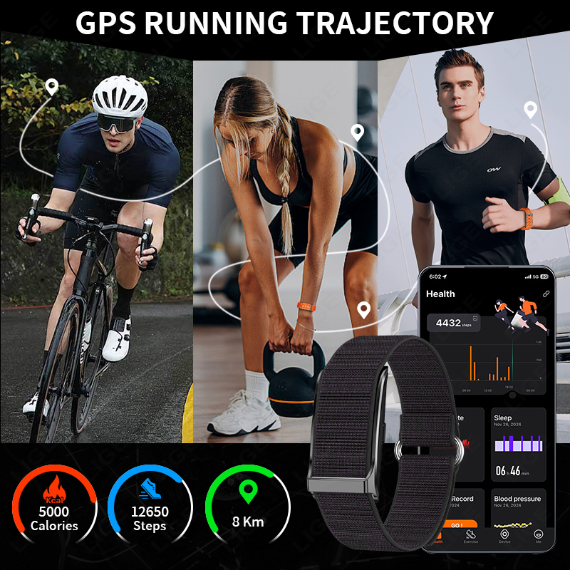 LIGE 100+ Esporte Rastreador d - Smartwatch Sports Watches For Men avaliação e preço