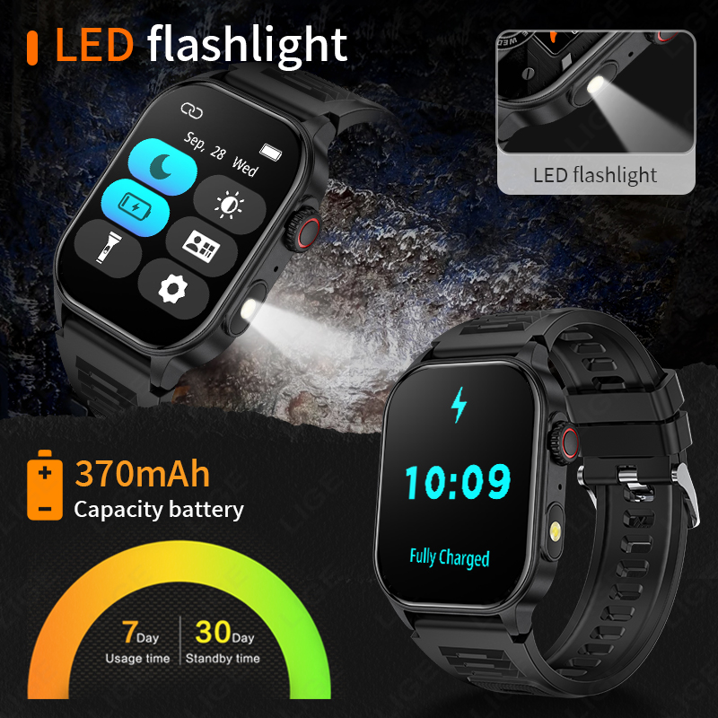 LIGE Relógio Inteligente para  - Smartwatch Latest Watches For Men avaliação e preço