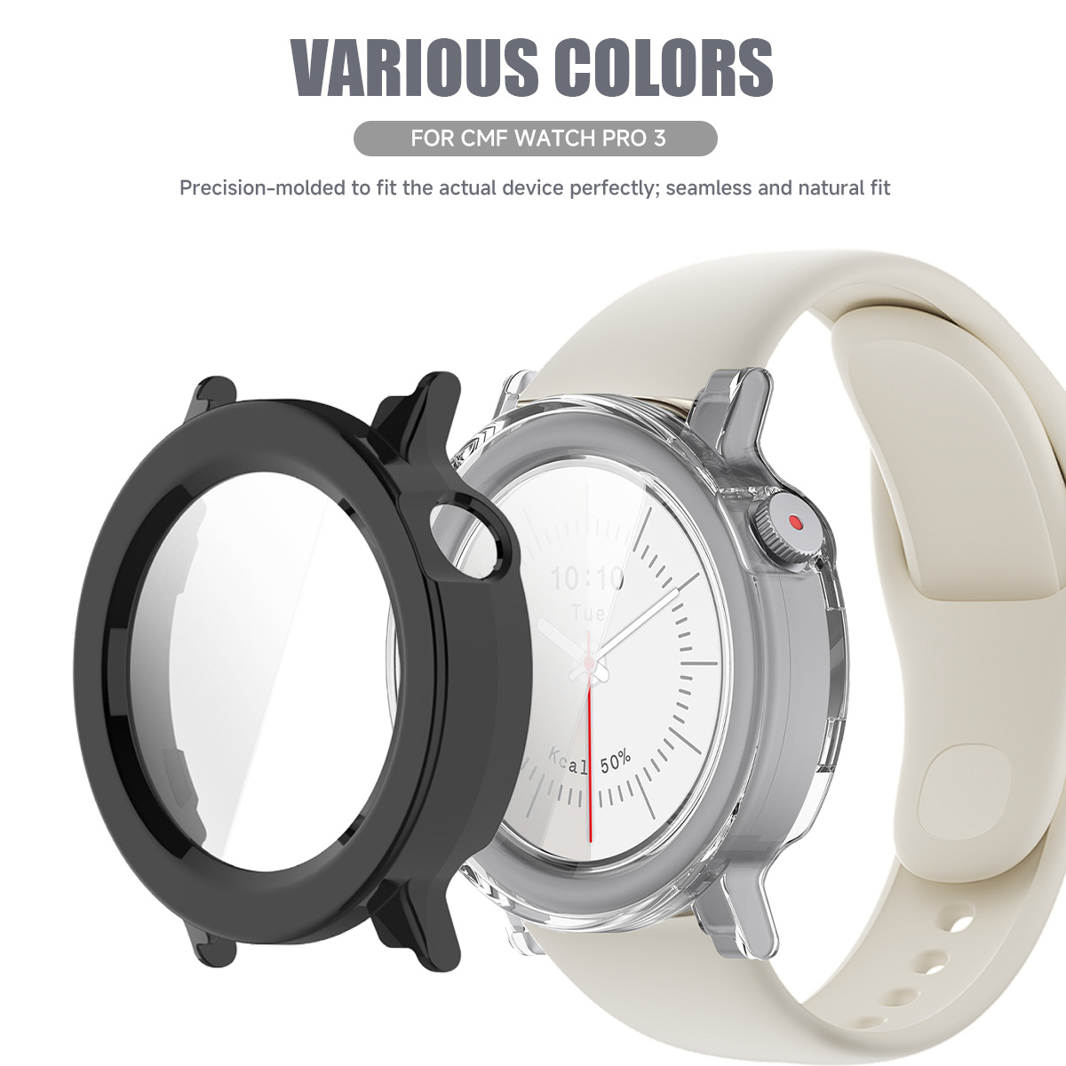 Capa de vidro + pc para relógi - Smartwatch Nothing Watches avaliação e preço