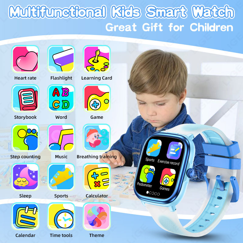 Relógio Inteligente para Crian - Smartwatch Watches Birthday Gift For Boys avaliação e preço
