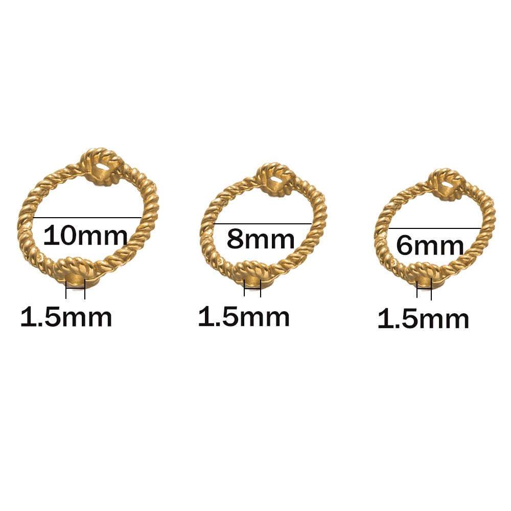 10 pçs pvd aço inoxidável círc - Bracelet Link Remover avaliação e preço
